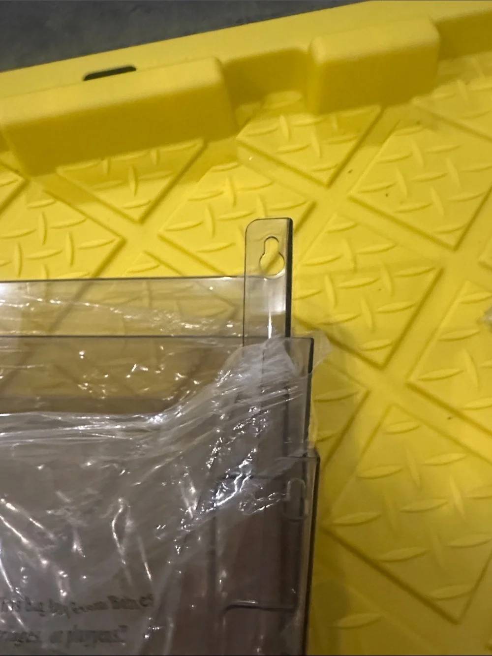 Mountable Wall Files - Smoked Black/Clear Plastic 3 qty.